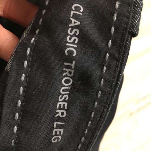 Banana Republic Dark Denim Trouser Leg Jeans - Picture 4 of 9